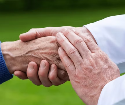 Hands holding